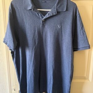Polo by Ralph Lauren Blue Polo Shirt with Classic Collar